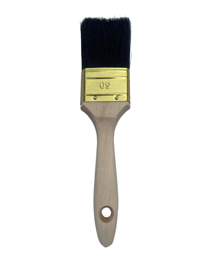 Maler-Flachpinsel, 12. Stärke, schwarz