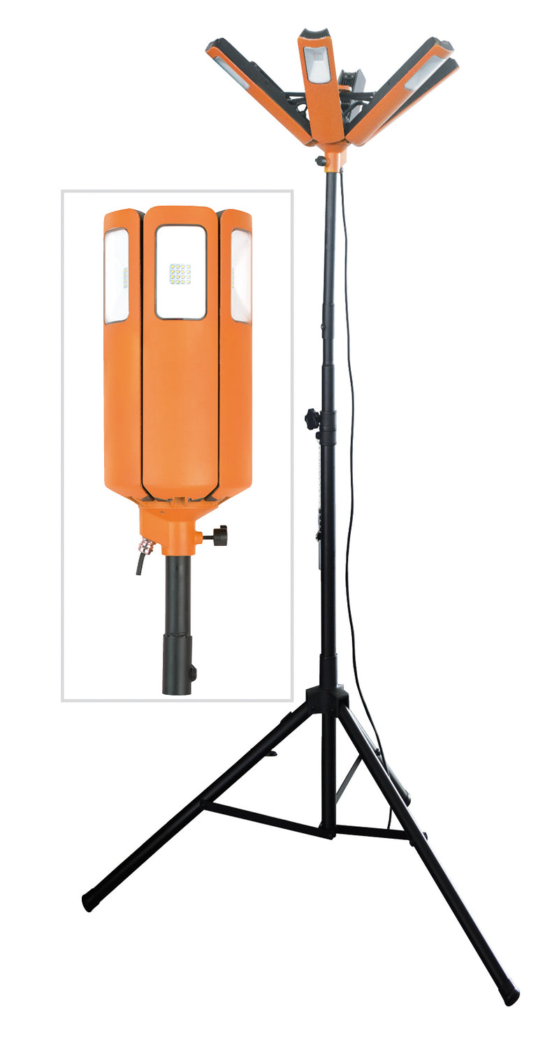 Malersonne mit Stativ, 360°, LED-Leuchte