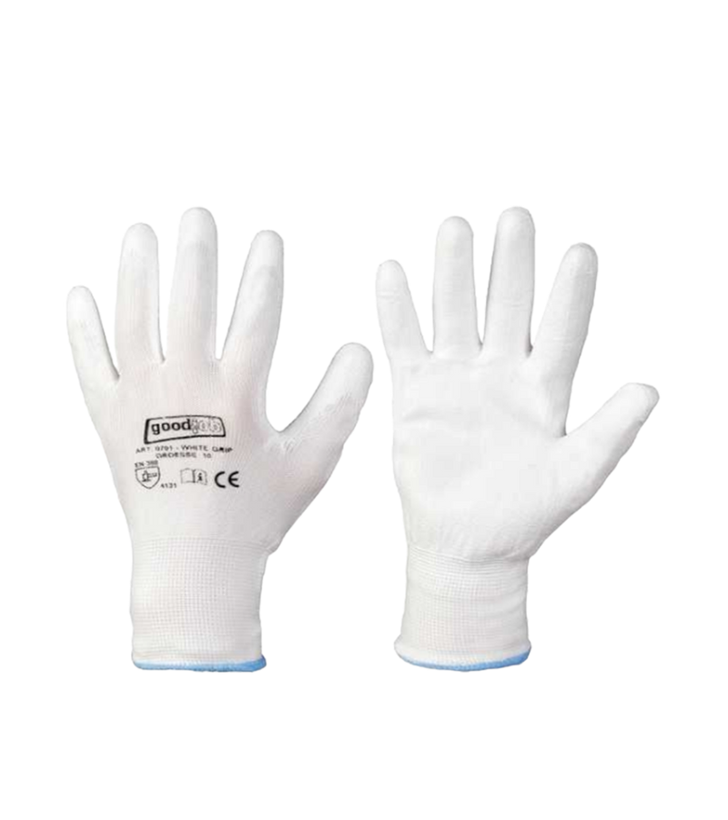 Handschuhe 12 Paar, weiß // ab 199€