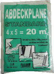 Abdeckfolie, HDPE, 4x5 m, 7 µm