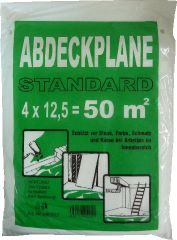 Abdeckfolie, HDPE, 4x12,5 m, 7 µm