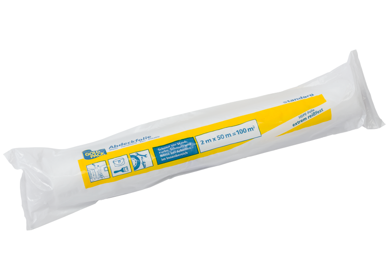 Abdeckfolie, HDPE, 2x50 m, 7 µm