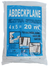 Abdeckfolie, LDPE, 4x5 m, 50 µm