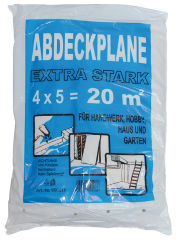 Abdeckfolie, LDPE, 4x5 m, 50 µm