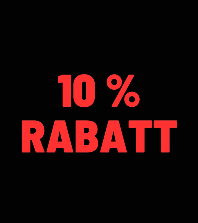 10% Rabatt ab einem Netto-Einkaufswert von € 999,00